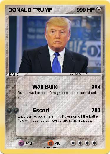Pokemon DONALD TRUMP
