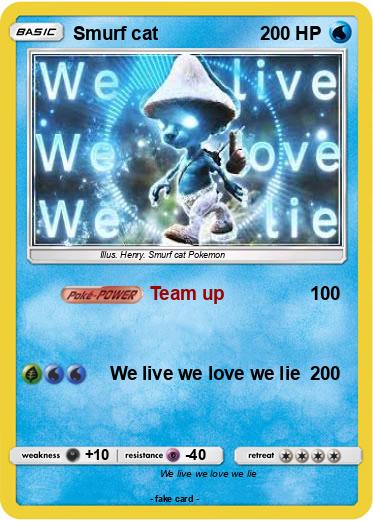 Pokemon Smurf cat