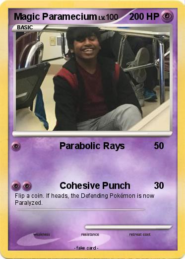 Pokemon Magic Paramecium