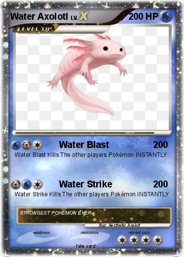 Pokemon Water Axolotl