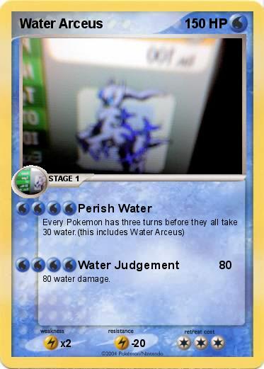 Pokemon Water Arceus 