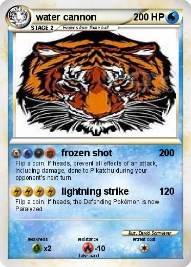 Pokemon water cannon