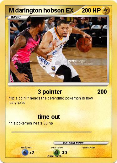 Pokemon M darington hobson EX