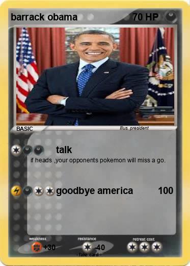 Pokemon barrack obama