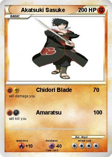 Pokemon Akatsuki Sasuke