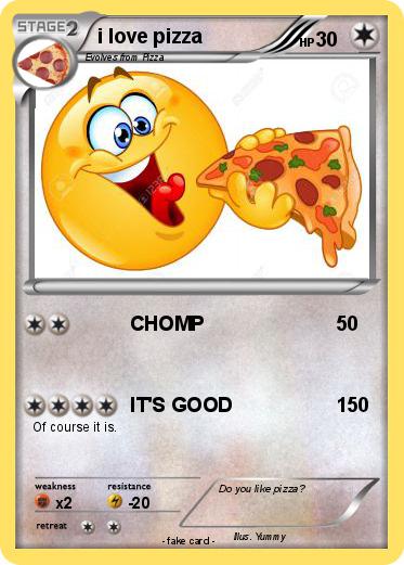 Pokemon i love pizza