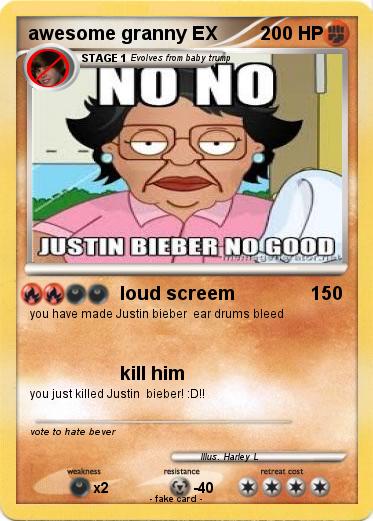 Pokemon awesome granny EX