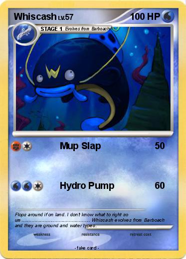 Pokemon Whiscash