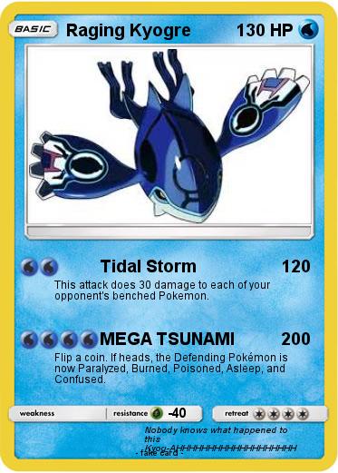 Pokemon Raging Kyogre