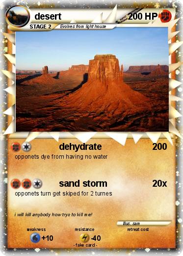 Pokemon desert