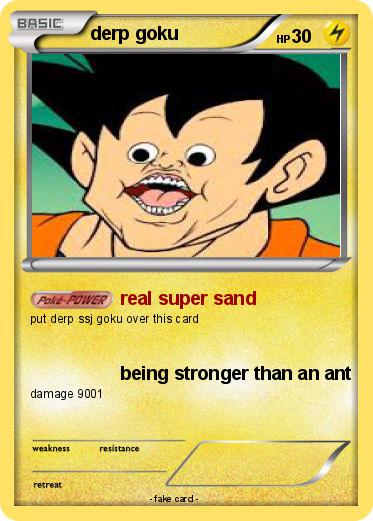 Pokemon derp goku