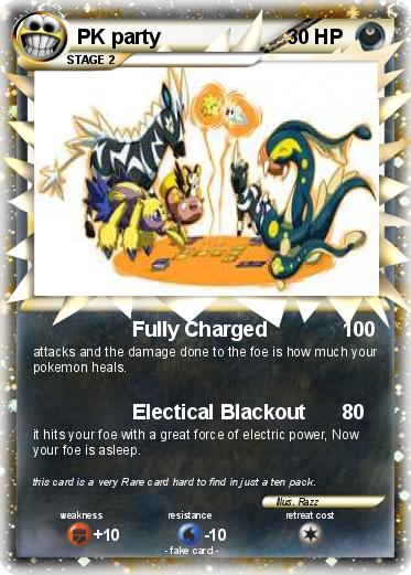 Pokemon PK party