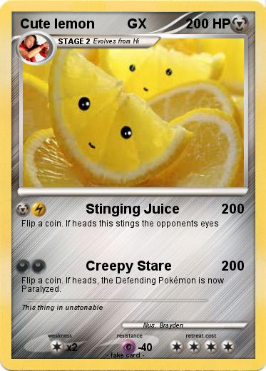 Pokemon Cute lemon         GX