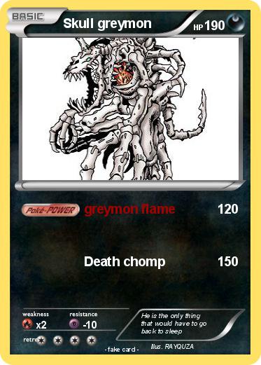 Pokemon Skull greymon