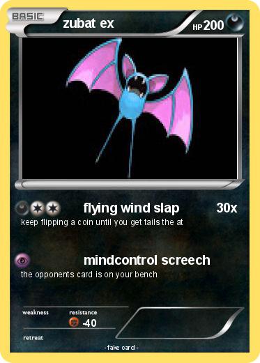 Pokemon zubat ex