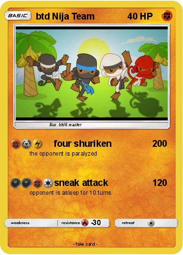 Pokemon btd Nija Team