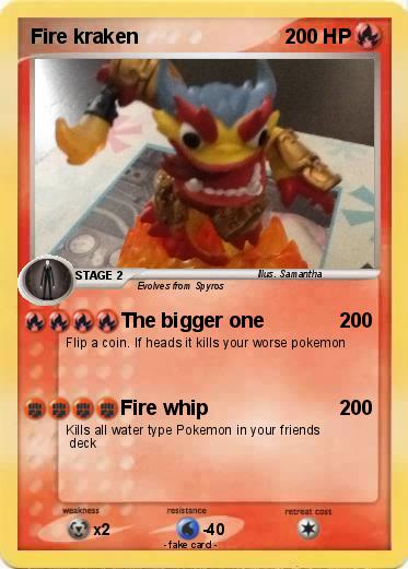 Pokemon Fire kraken