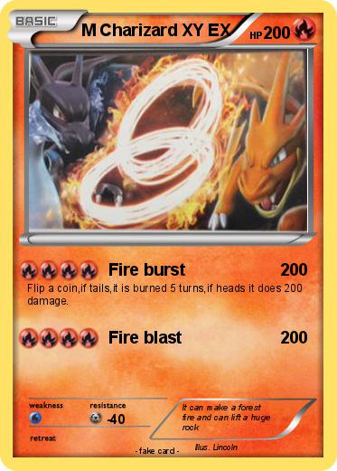 Pokemon M Charizard XY EX