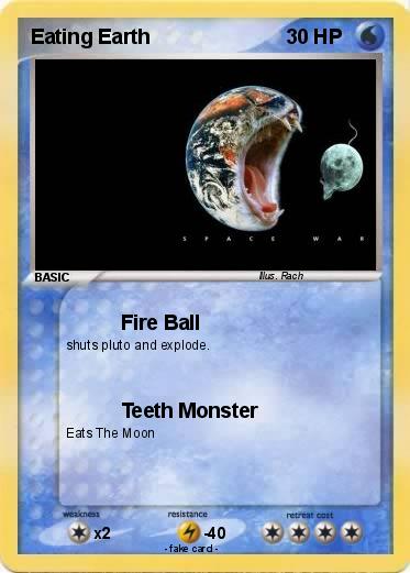 Pokemon Eating Earth