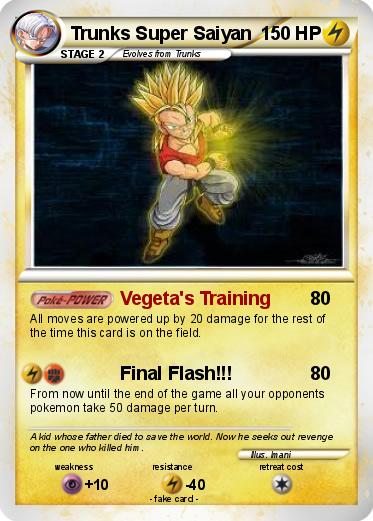 Pokemon Trunks Super Saiyan