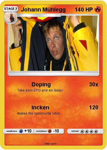 Pokemon Johann Mühlegg