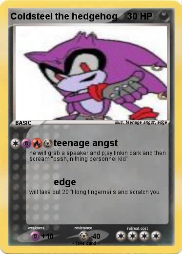 Pokemon Coldsteel the hedgehog