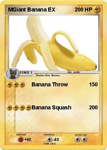 Pokemon MGiant Banana EX
