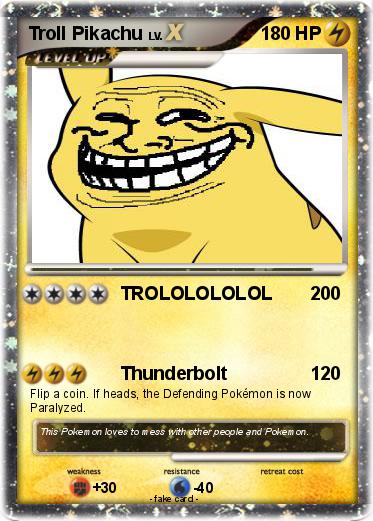 Pokemon Troll Pikachu