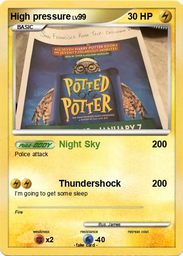 Pokemon High pressure
