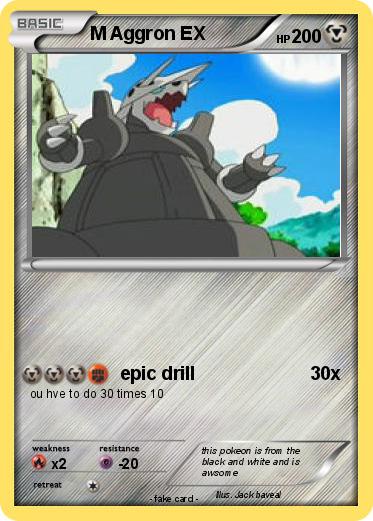 Pokemon M Aggron EX