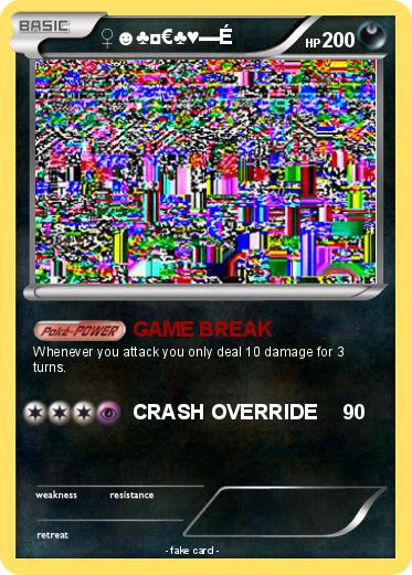 Pokemon ♀☻♣◘€♣♥▬É