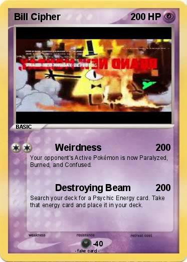 Pokemon Bill Cipher