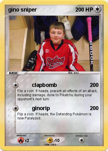 Pokemon gino sniper