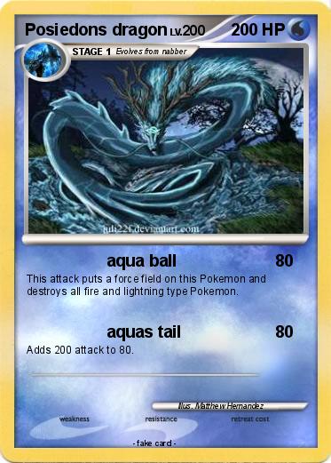 Pokemon Posiedons dragon