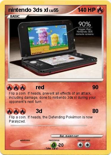 Pokemon nintendo 3ds xl