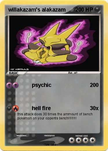 Pokemon willakazam's alakazam