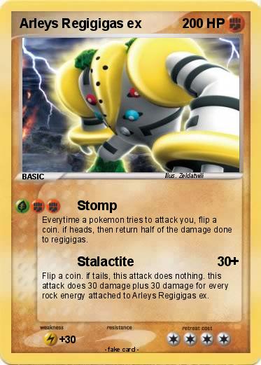 Pokemon Arleys Regigigas ex
