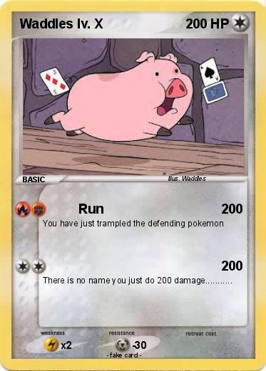 Pokemon Waddles lv. X