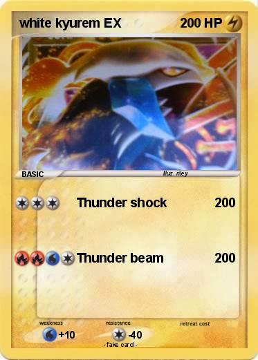 Pokemon white kyurem EX