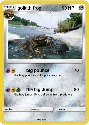 Pokemon goliath frog