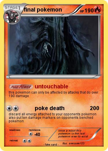 Pokemon final pokemon