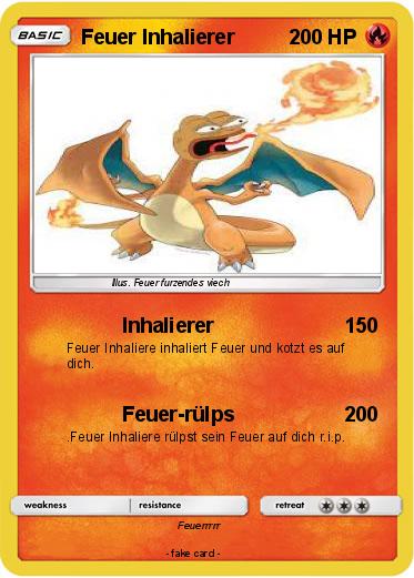 Pokemon Feuer Inhalierer