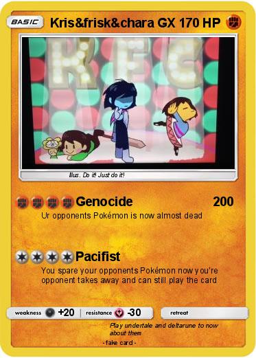 Pokemon Kris&frisk&chara GX