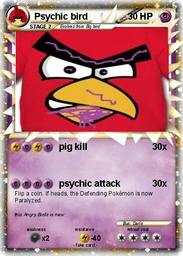 Pokemon Psychic bird