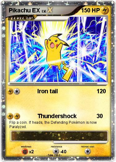 Pokemon Pikachu EX