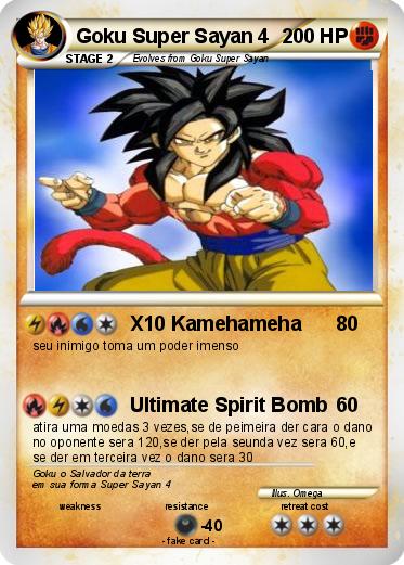Pokemon Goku Super Sayan 4