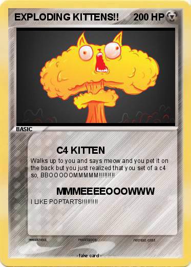 Pokemon EXPLODING KITTENS!!