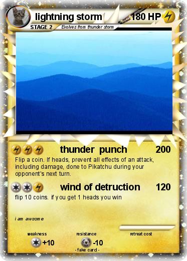 Pokemon lightning storm