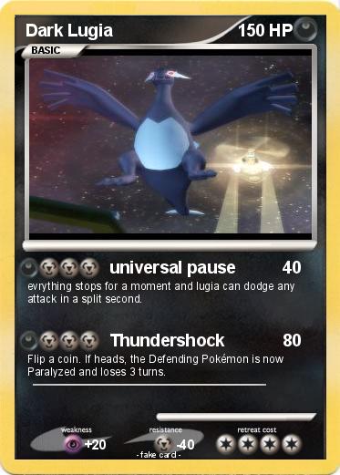 Pokemon Dark Lugia