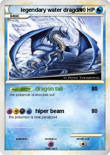 Pokemon legendary water dragon